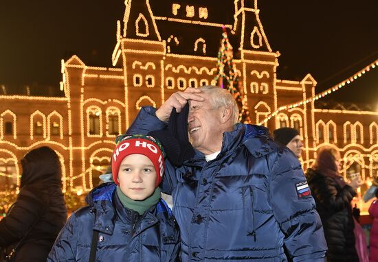 Открытие ГУМ-Катка на Красной площади