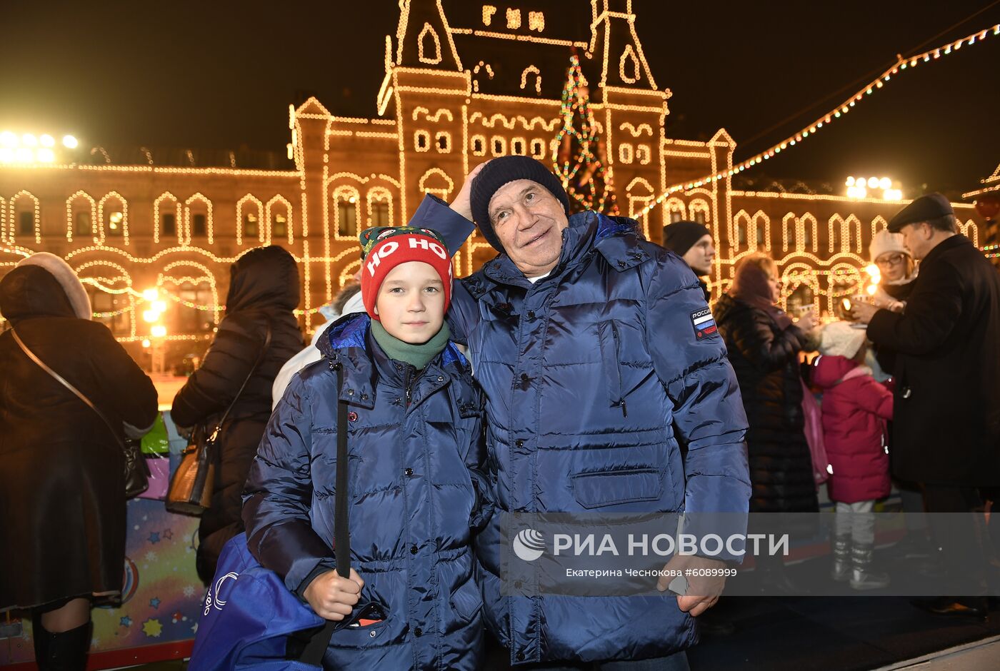 Открытие ГУМ-Катка на Красной площади