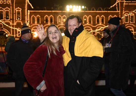 Открытие ГУМ-Катка на Красной площади