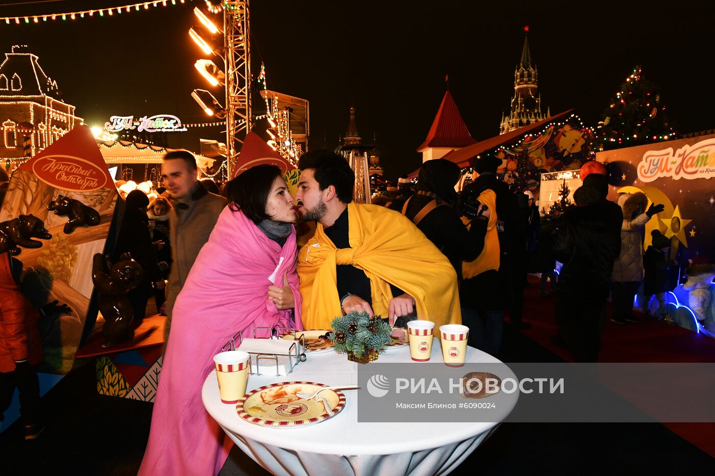 Открытие ГУМ-Катка на Красной площади