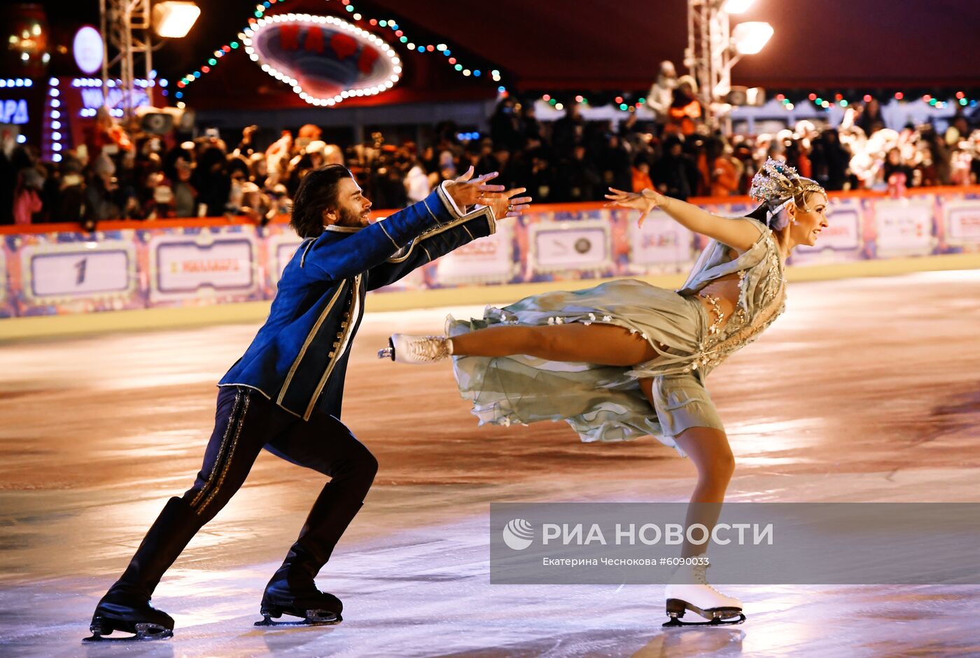 Открытие ГУМ-Катка на Красной площади