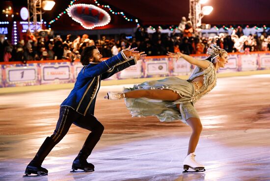Открытие ГУМ-Катка на Красной площади