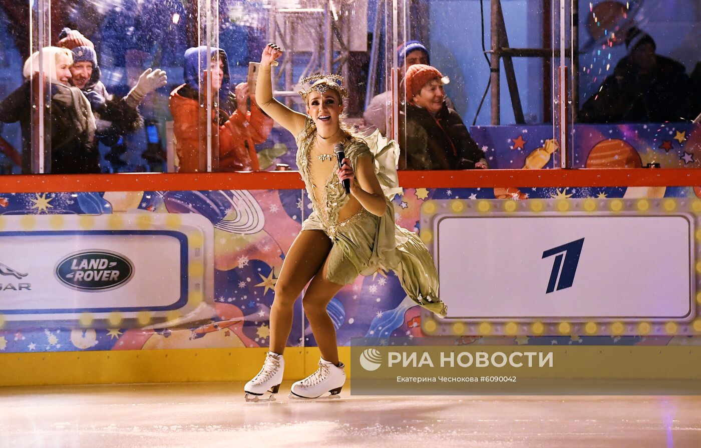 Открытие ГУМ-Катка на Красной площади
