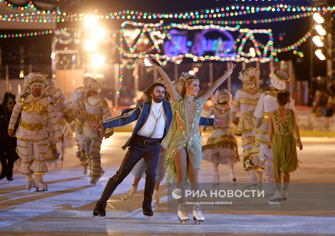 Открытие ГУМ-Катка на Красной площади