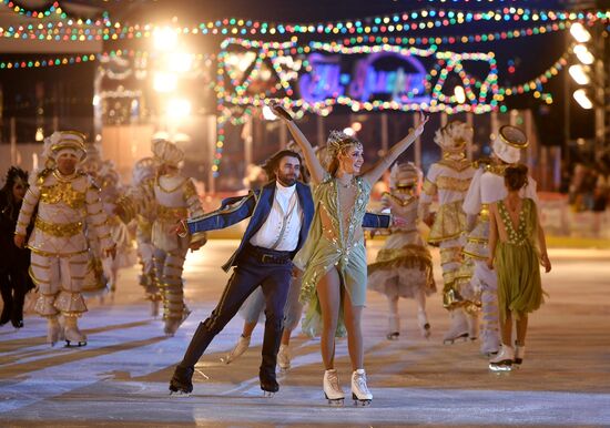 Открытие ГУМ-Катка на Красной площади