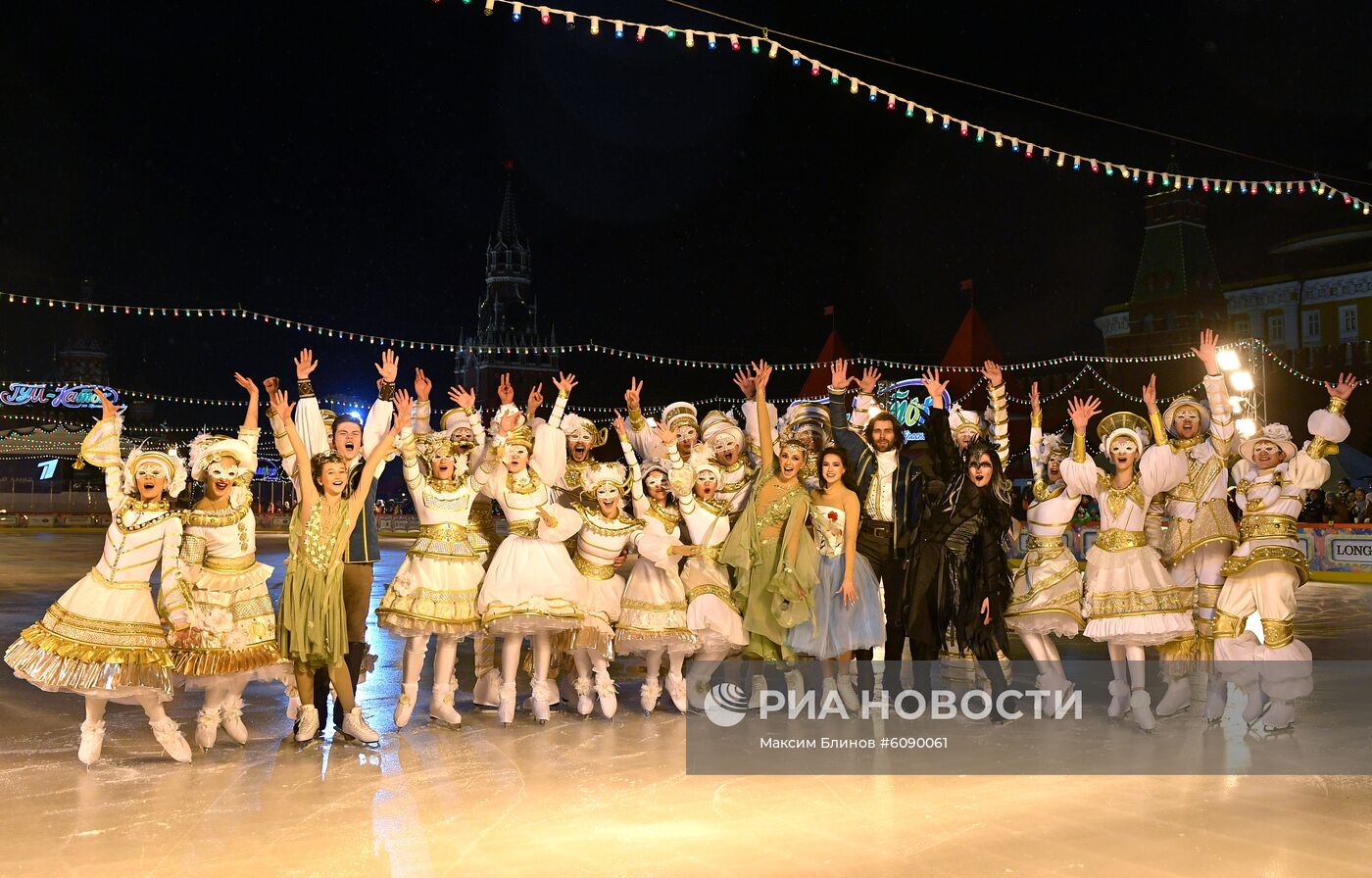 Открытие ГУМ-Катка на Красной площади