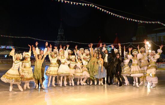 Открытие ГУМ-Катка на Красной площади