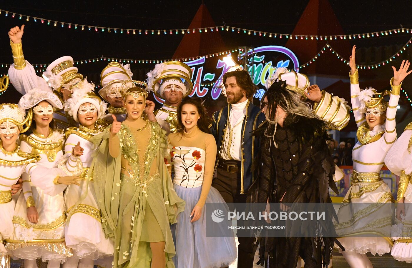 Открытие ГУМ-Катка на Красной площади