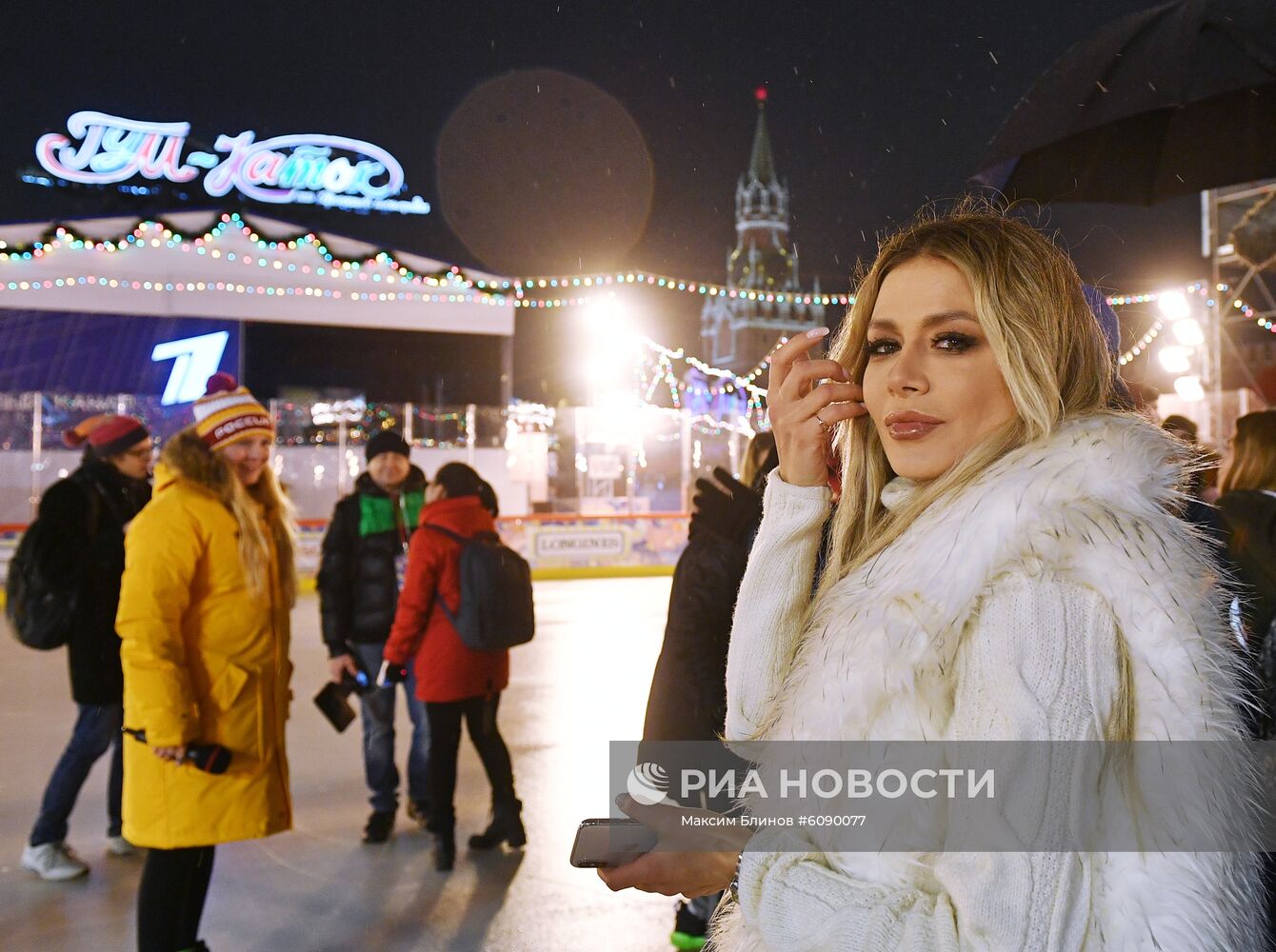 Открытие ГУМ-Катка на Красной площади