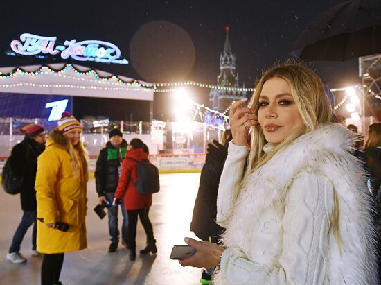 Открытие ГУМ-Катка на Красной площади