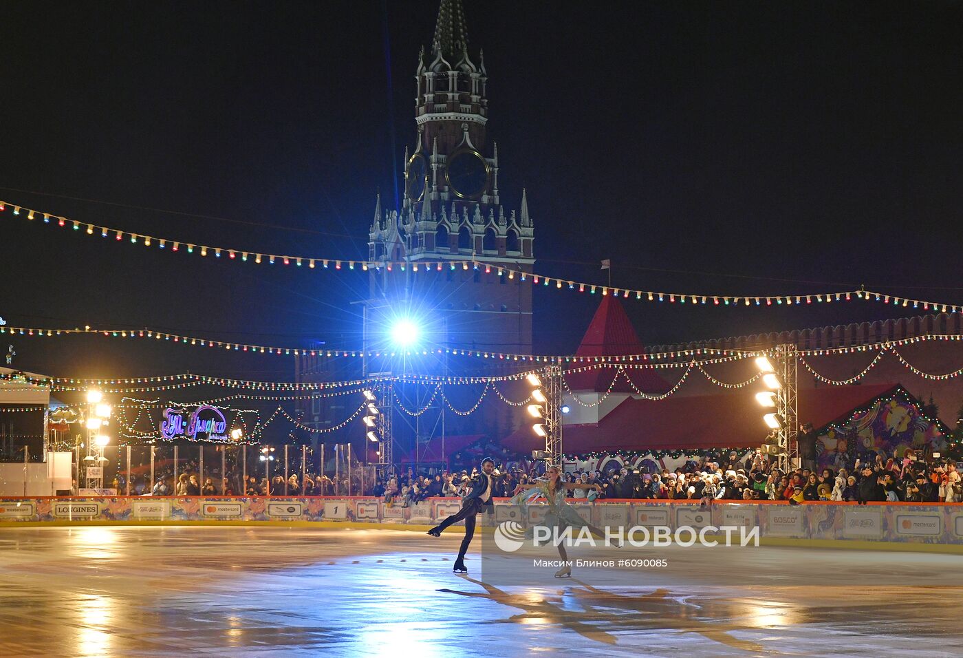 Открытие ГУМ-Катка на Красной площади
