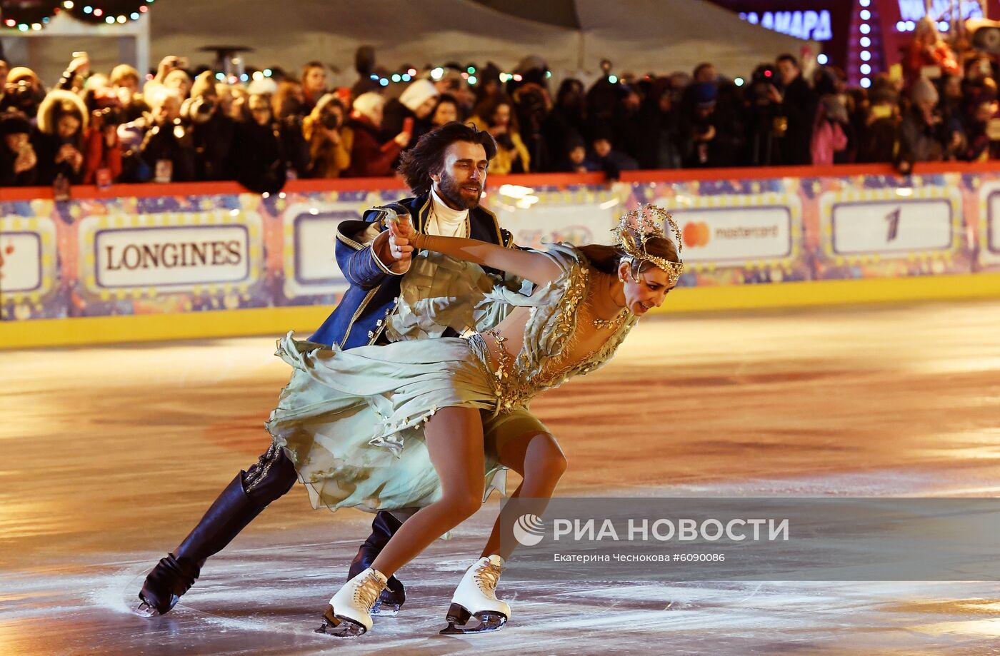 Открытие ГУМ-Катка на Красной площади