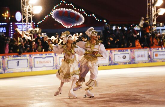 Открытие ГУМ-Катка на Красной площади