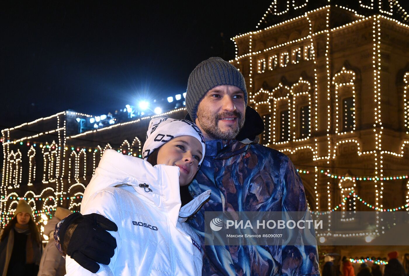 Открытие ГУМ-Катка на Красной площади