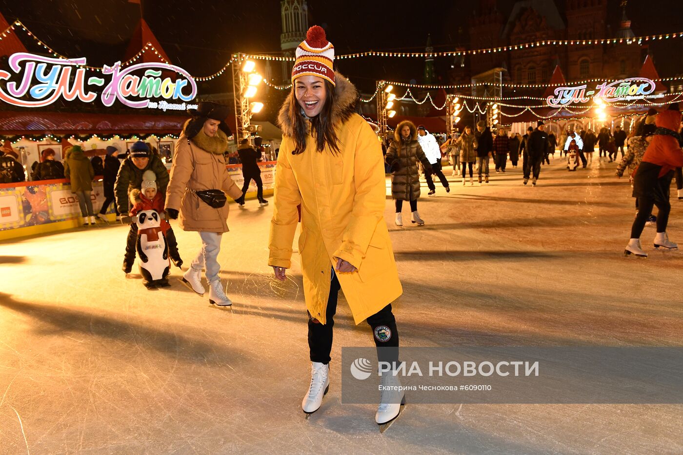 Открытие ГУМ-Катка на Красной площади