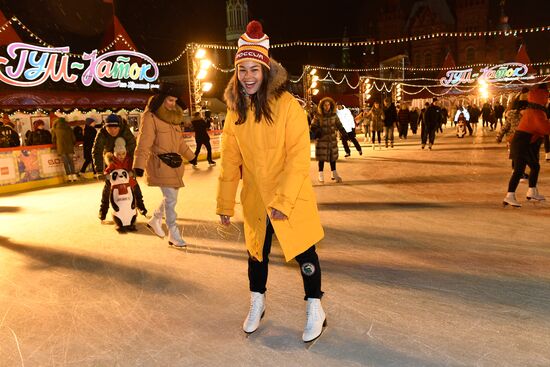 Открытие ГУМ-Катка на Красной площади