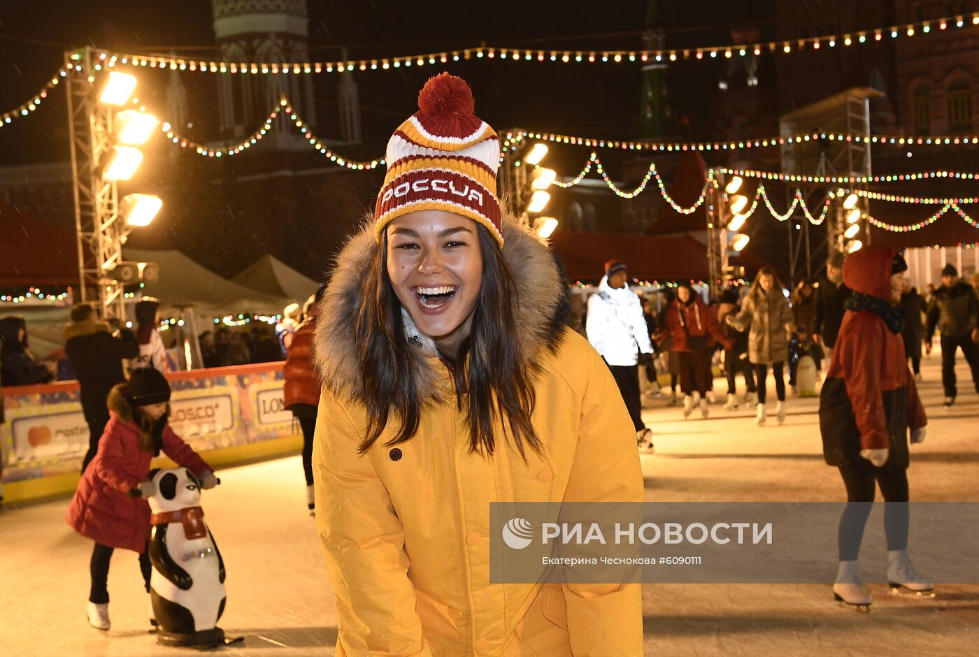 Открытие ГУМ-Катка на Красной площади