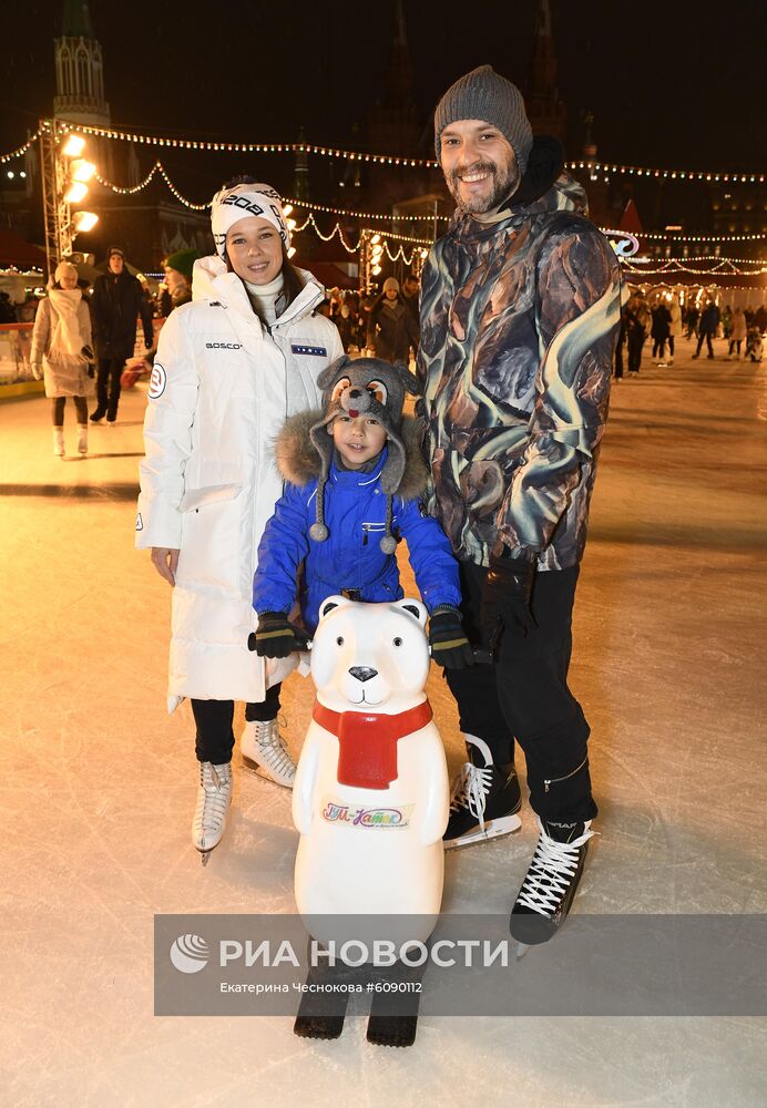 Открытие ГУМ-Катка на Красной площади