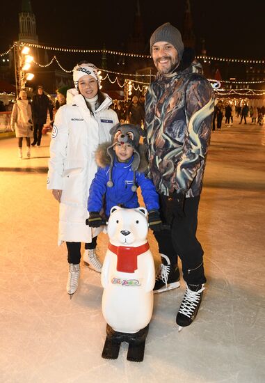 Открытие ГУМ-Катка на Красной площади