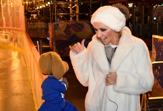 Открытие ГУМ-Катка на Красной площади