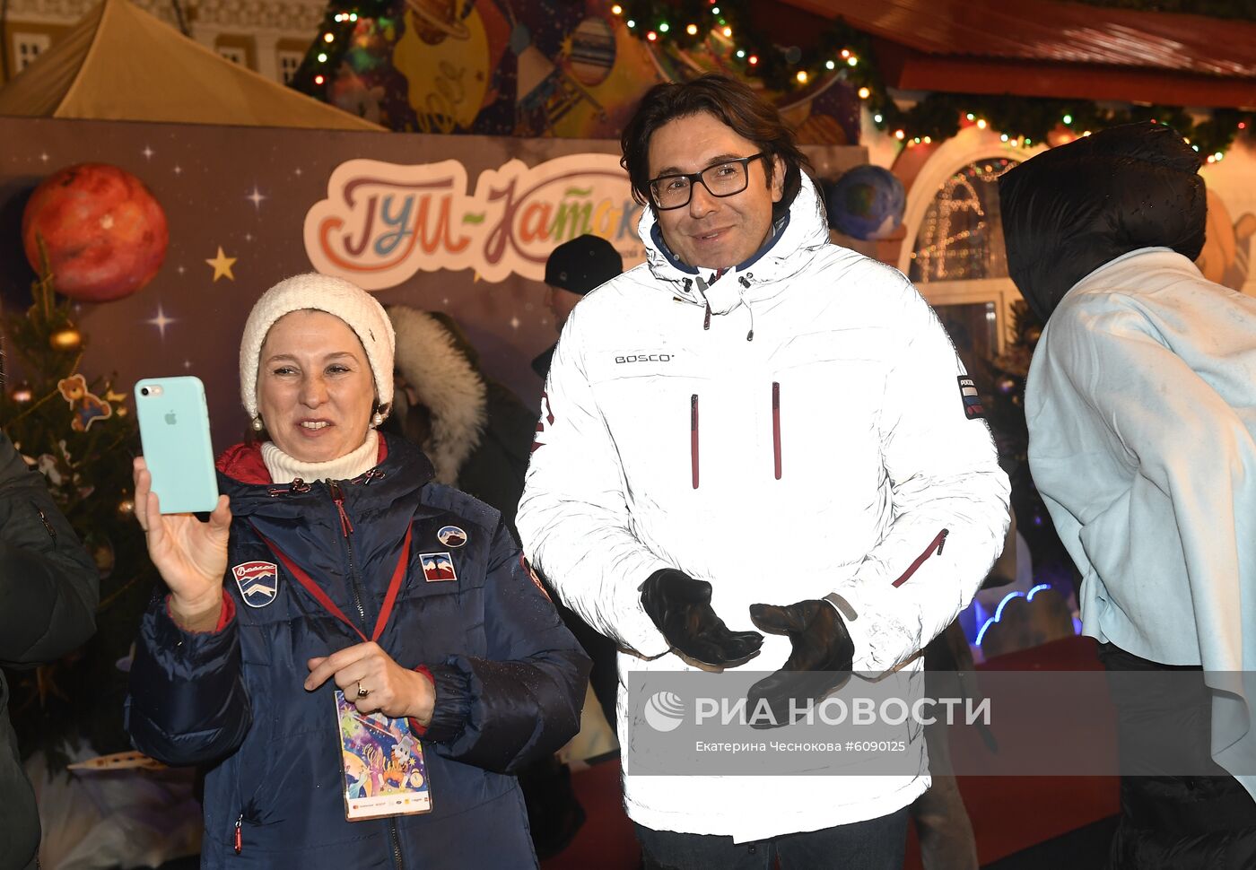 Открытие ГУМ-Катка на Красной площади