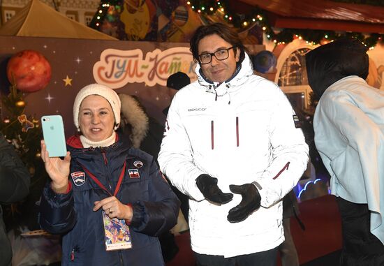 Открытие ГУМ-Катка на Красной площади