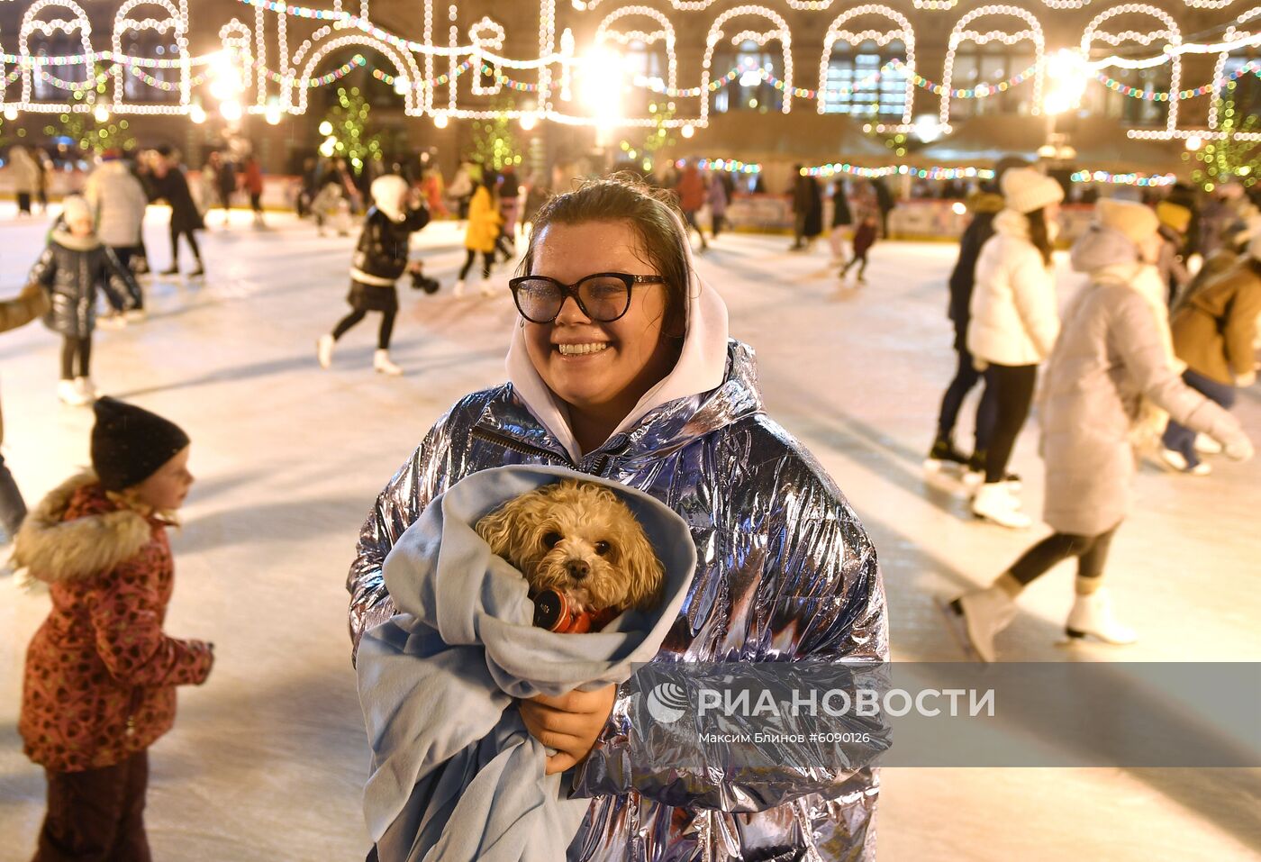Открытие ГУМ-Катка на Красной площади