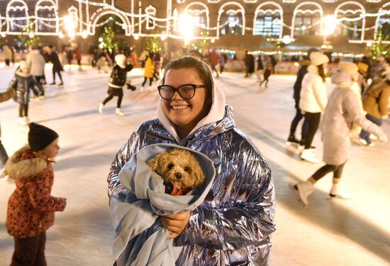 Открытие ГУМ-Катка на Красной площади