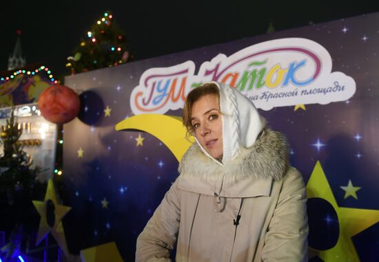 Открытие ГУМ-Катка на Красной площади