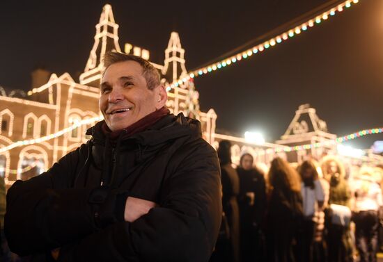 Открытие ГУМ-Катка на Красной площади