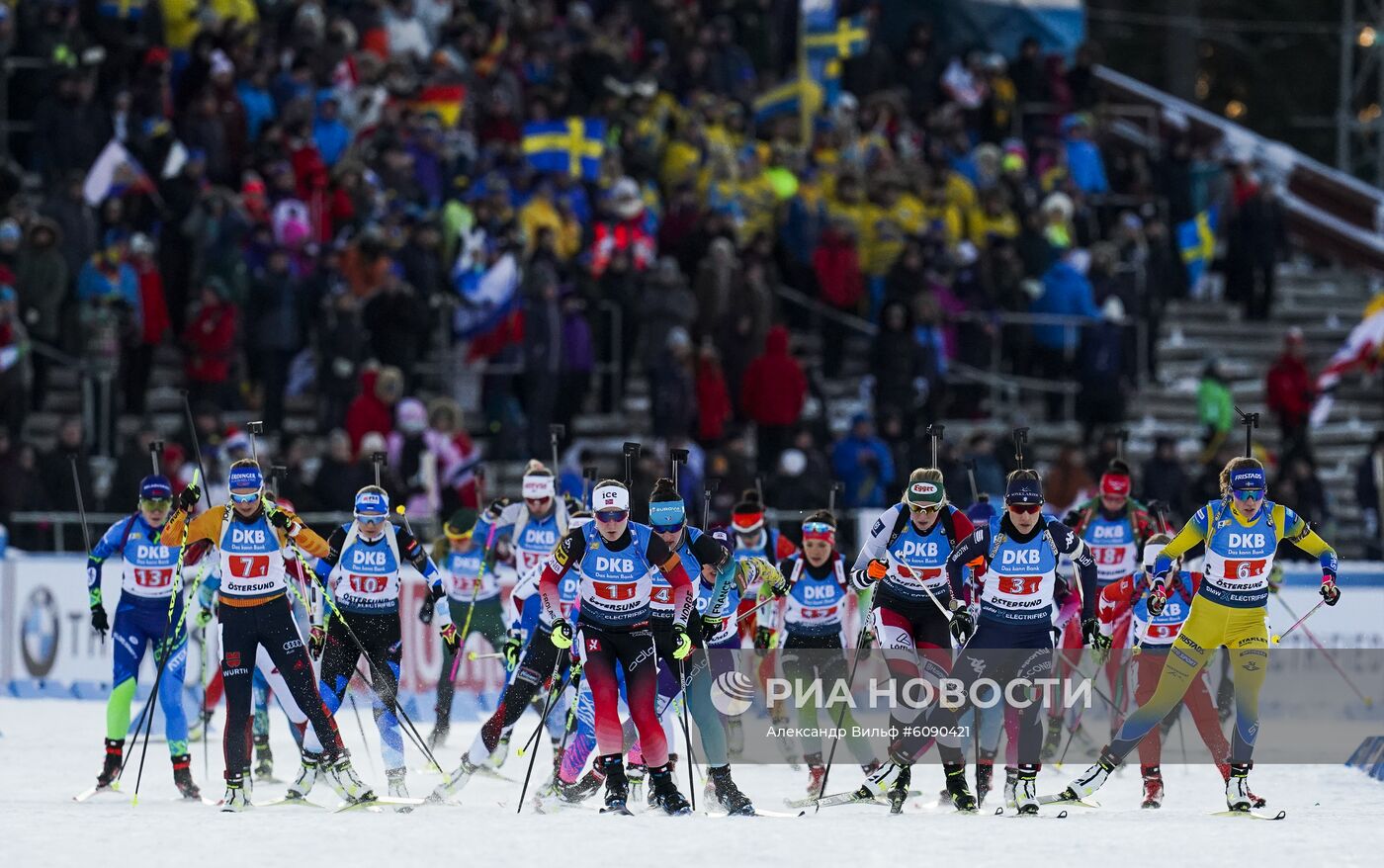 Биатлон. I этап Кубка мира. Одиночная смешанная эстафета