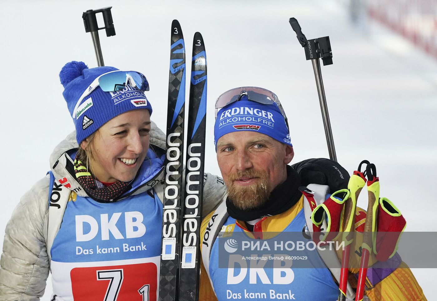 Биатлон. I этап Кубка мира. Одиночная смешанная эстафета