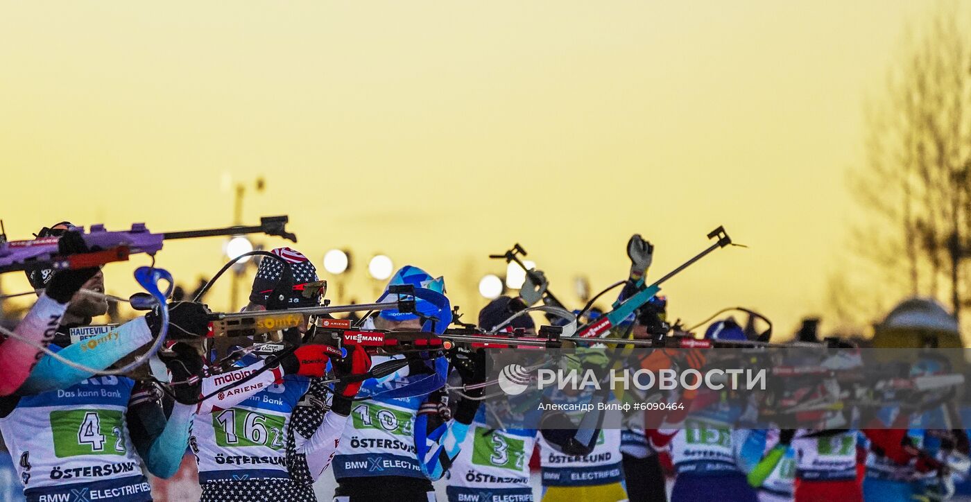 Биатлон. I этап Кубка мира. Одиночная смешанная эстафета