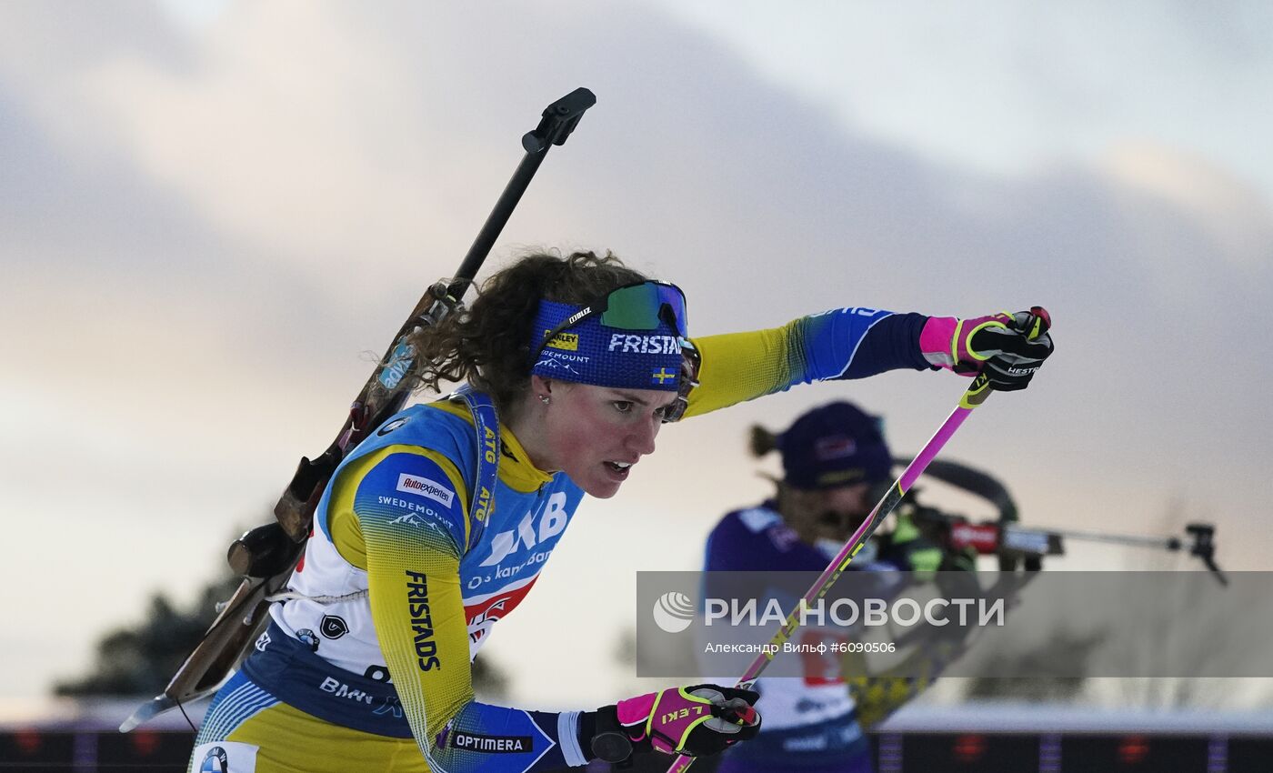 Биатлон. I этап Кубка мира. Одиночная смешанная эстафета