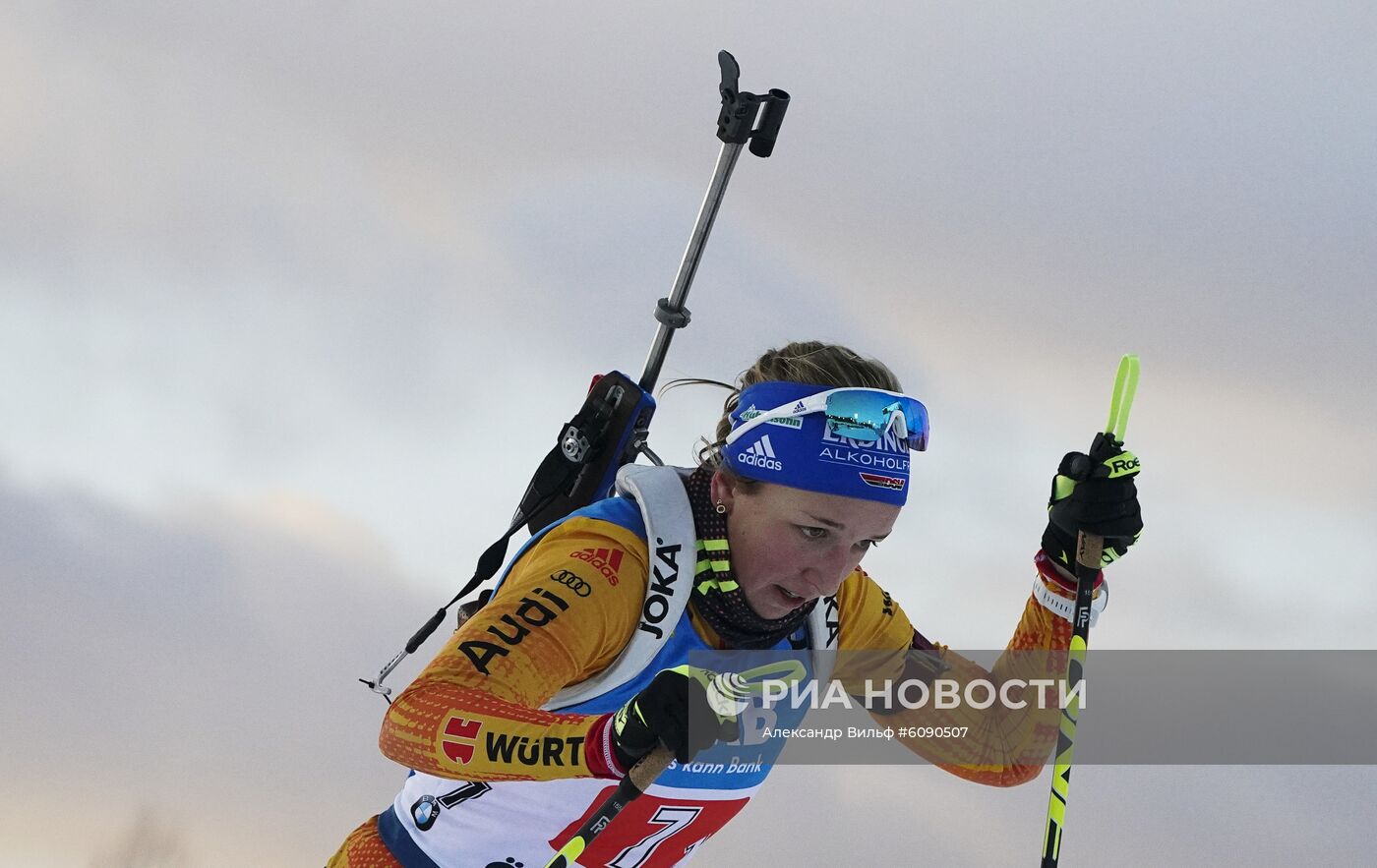 Биатлон. I этап Кубка мира. Одиночная смешанная эстафета