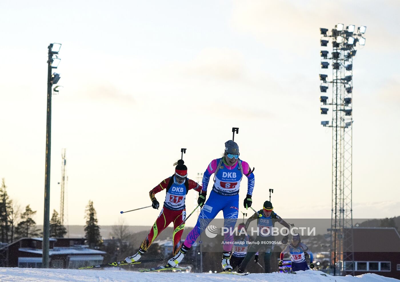 Биатлон. I этап Кубка мира. Одиночная смешанная эстафета
