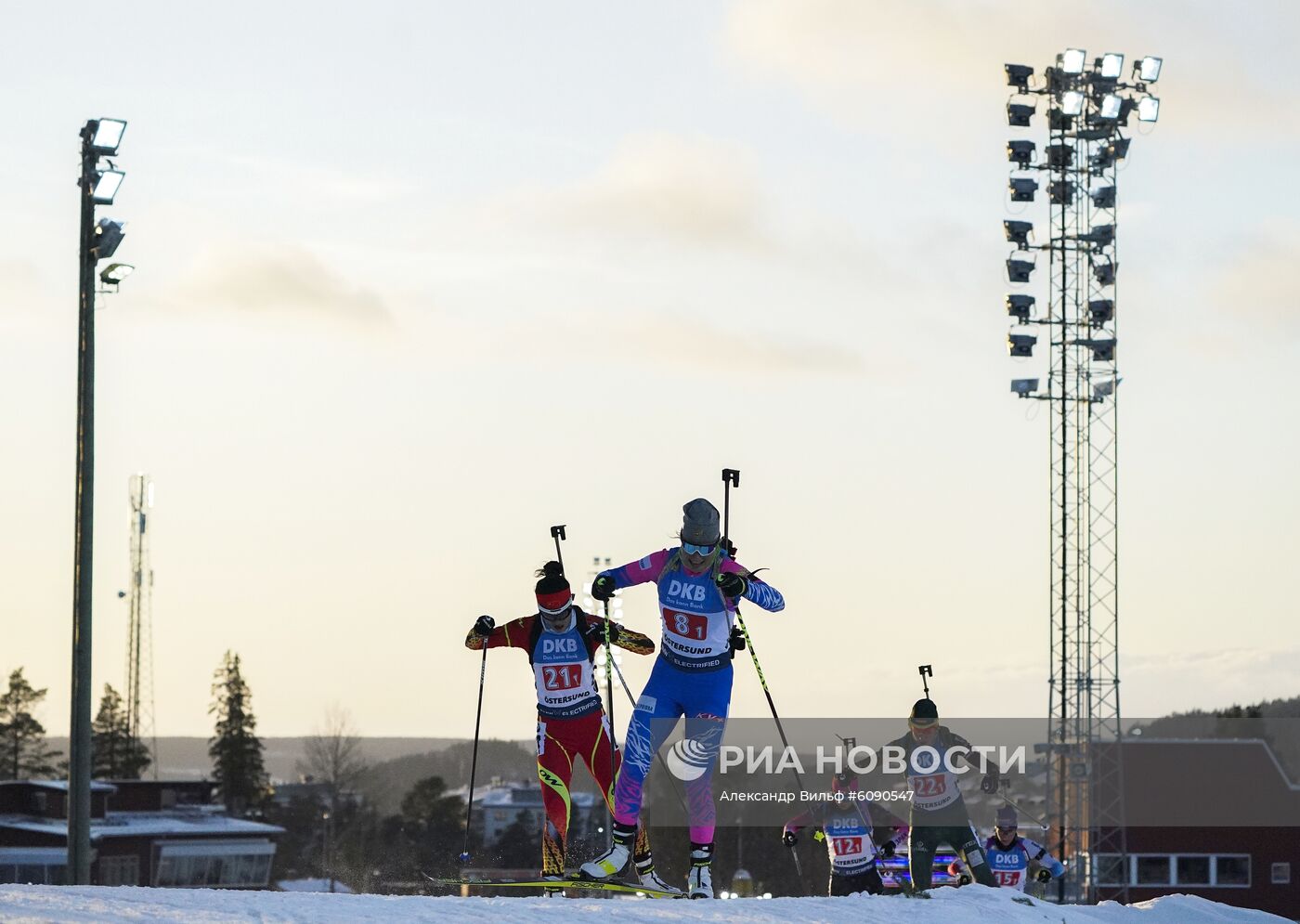 Биатлон. I этап Кубка мира. Одиночная смешанная эстафета