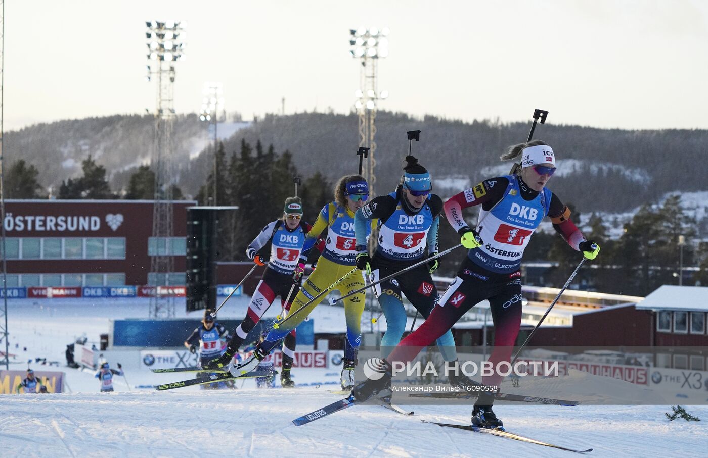 Биатлон. I этап Кубка мира. Одиночная смешанная эстафета