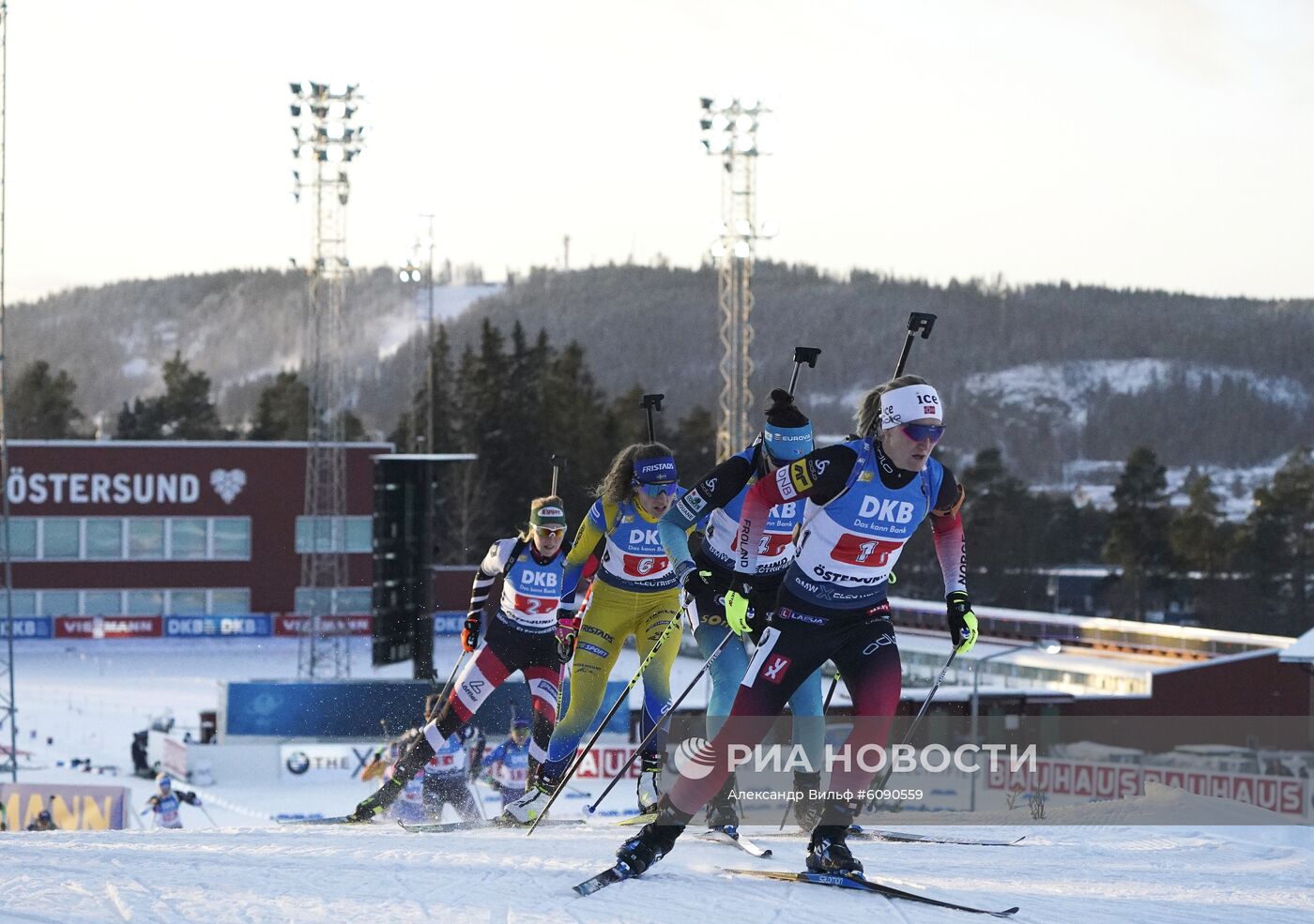 Биатлон. I этап Кубка мира. Одиночная смешанная эстафета