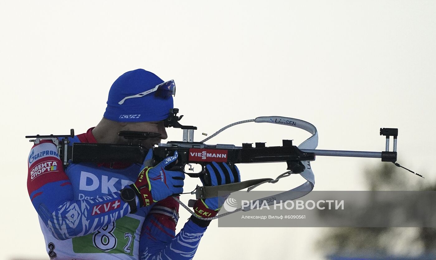 Биатлон. I этап Кубка мира. Одиночная смешанная эстафета