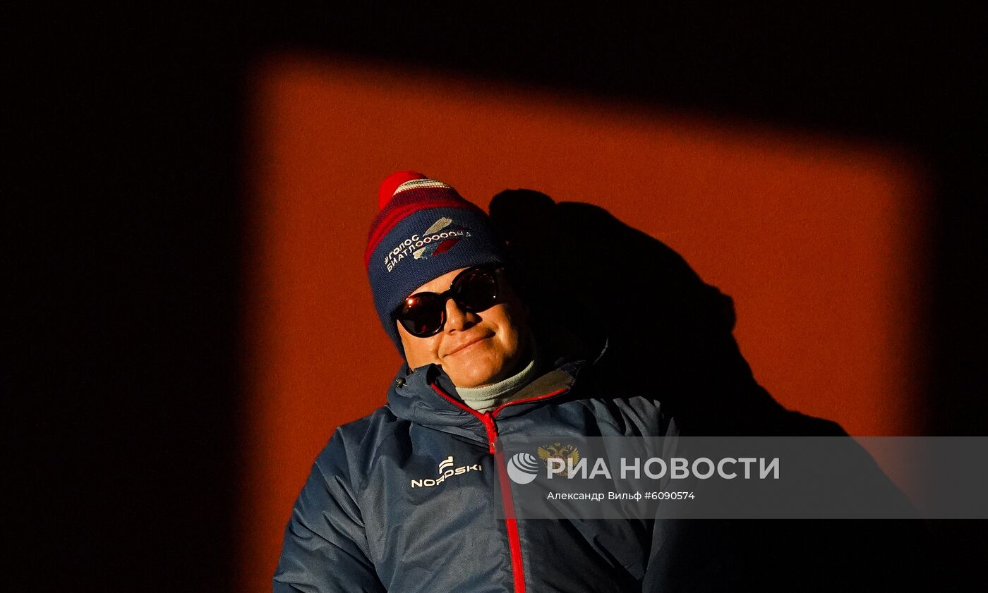 Биатлон. I этап Кубка мира. Одиночная смешанная эстафета