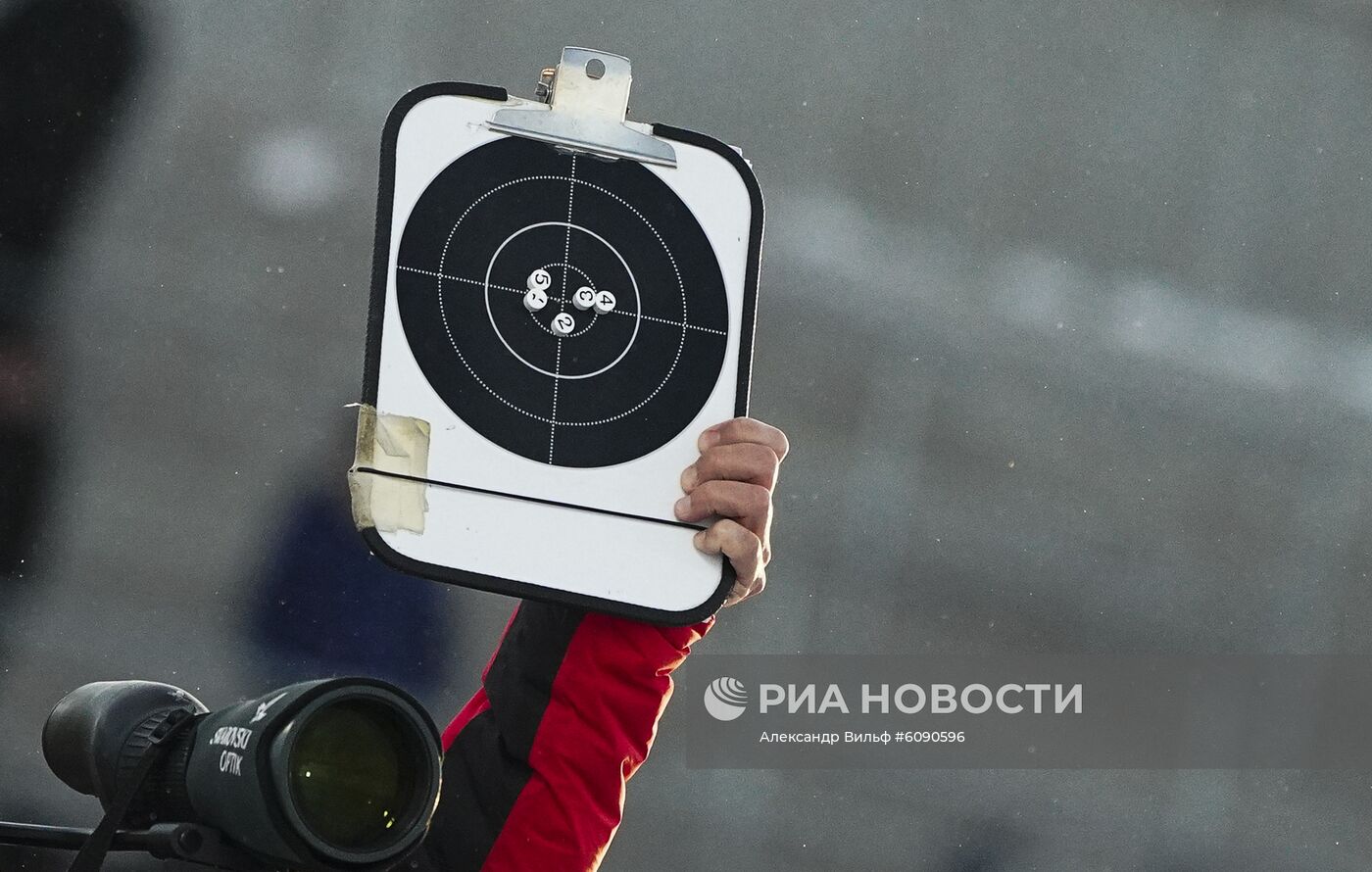 Биатлон. I этап Кубка мира. Одиночная смешанная эстафета