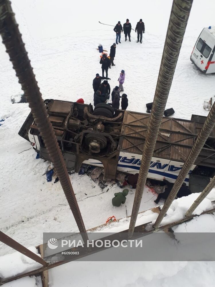 ДТП с пассажирским автобусом в Забайкальском крае