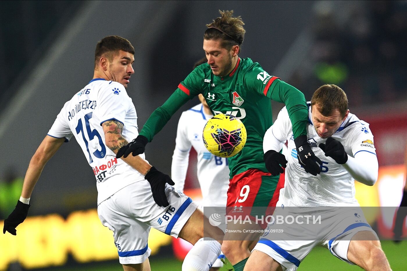 Футбол. РПЛ. Матч "Локомотив" - "Динамо"