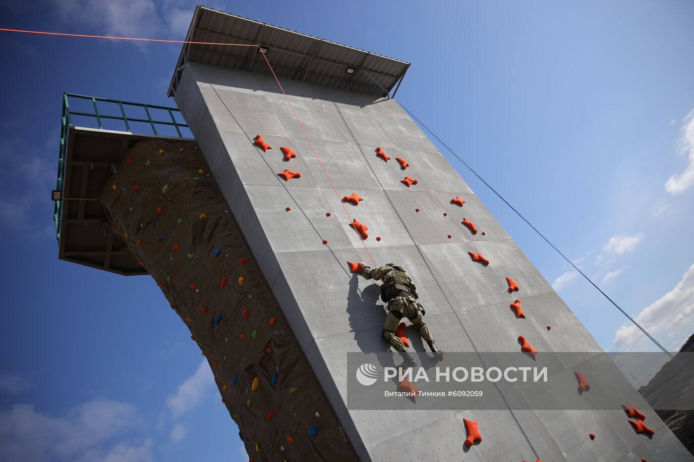 Военные учения на полигоне "Раевский" в  Новороссийске