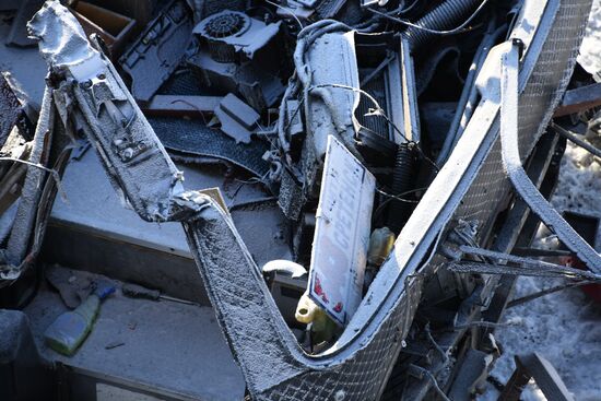 Последствия ДТП с автобусом в Забайкальском крае