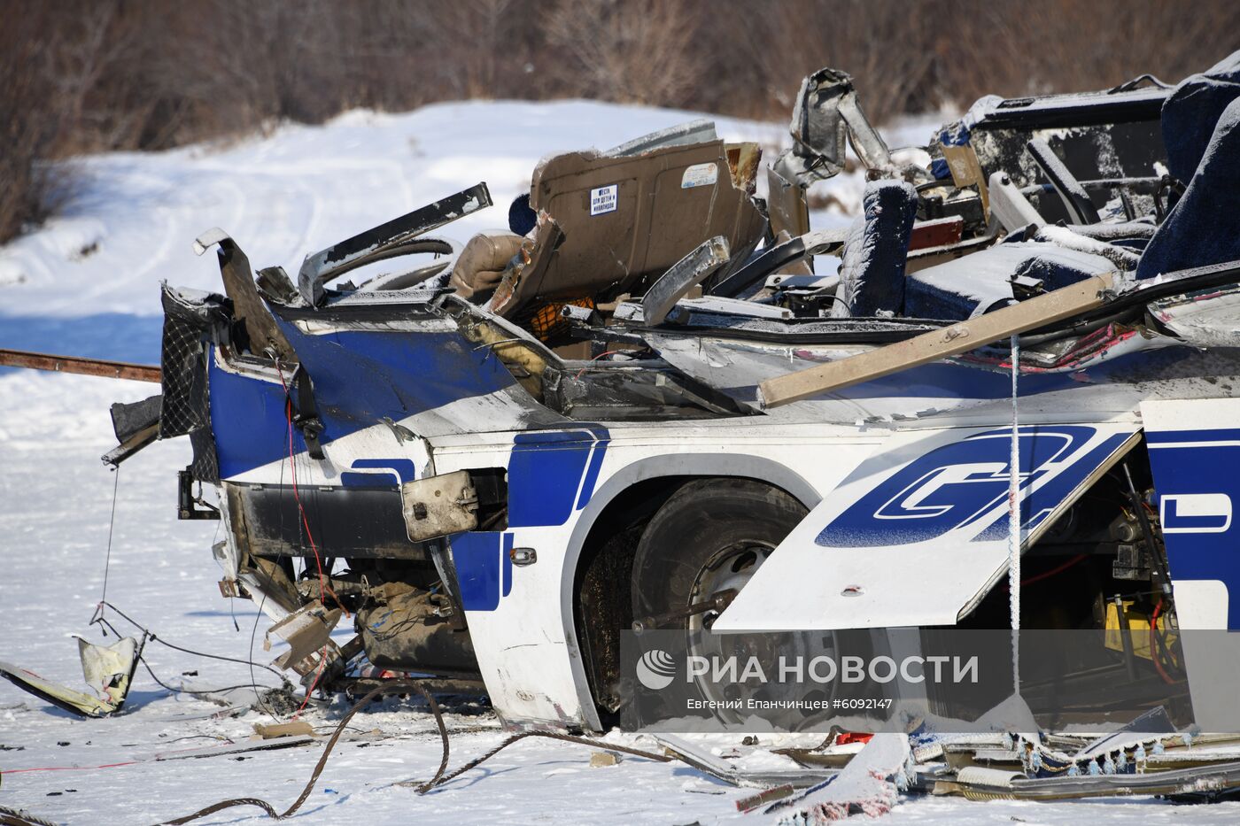 Последствия ДТП с автобусом в Забайкальском крае