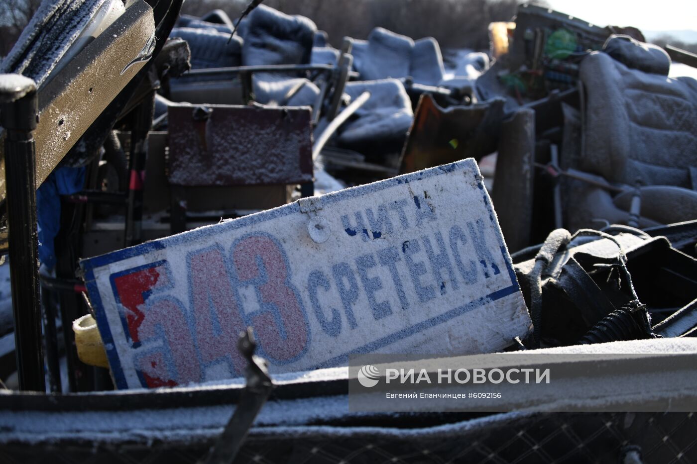 Последствия ДТП с автобусом в Забайкальском крае