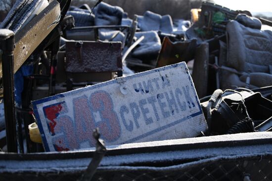 Последствия ДТП с автобусом в Забайкальском крае