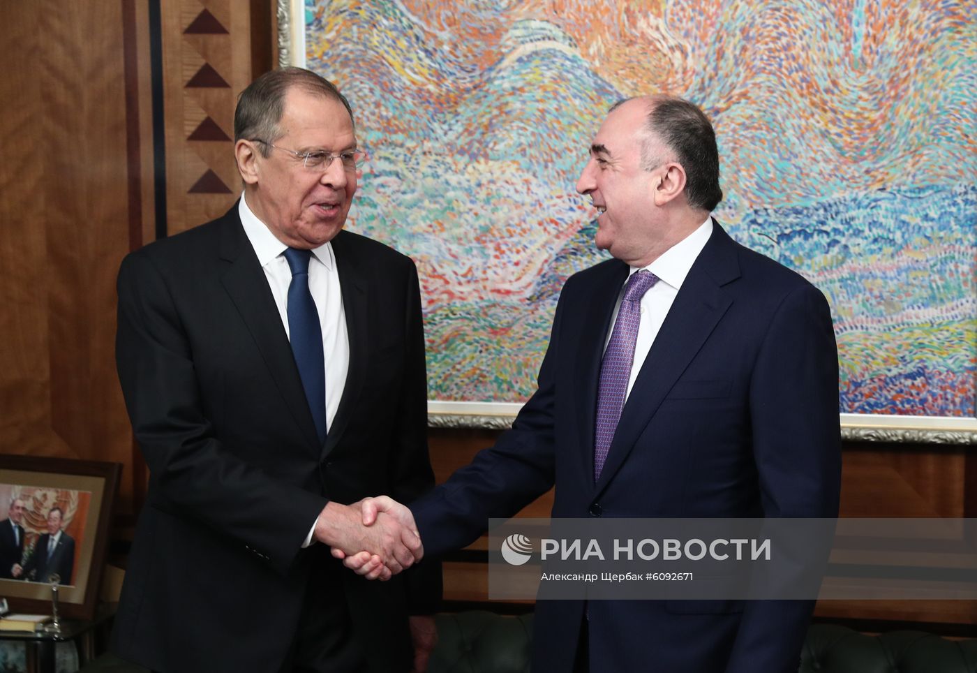 Визит главы МИД РФ С. Лаврова в Азербайджан